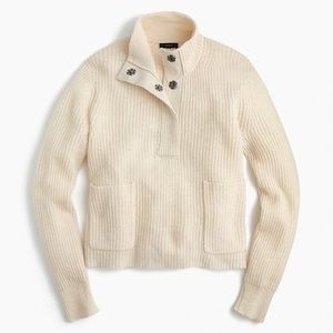 J. Crew Cream Lamb’s Wool Pullover
